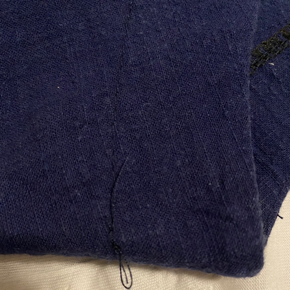 Navy Tribal Patterned Top - Picture 3 of 3